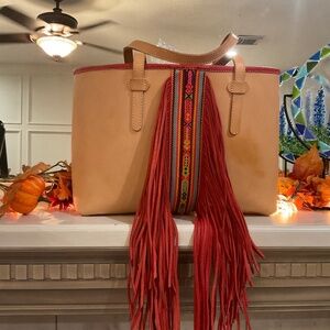 Fringed Tote